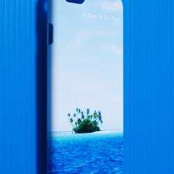 ヤシの木の島：iPhone・Android対応スマホケース＜受注後制作＞ 3枚目の画像