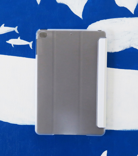 南の海で＠シロクマくん：iPadシリーズ対応ケース(※表示価格はiPad mini4/mini5）＜受注後制作＞ 2枚目の画像