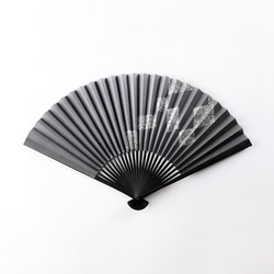 京扇子　枯淡　黒 2枚目の画像