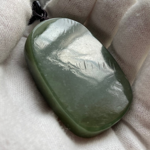 和田玉 獣面（麒麟）彫刻ペンダント ネックレス・ペンダント dzi