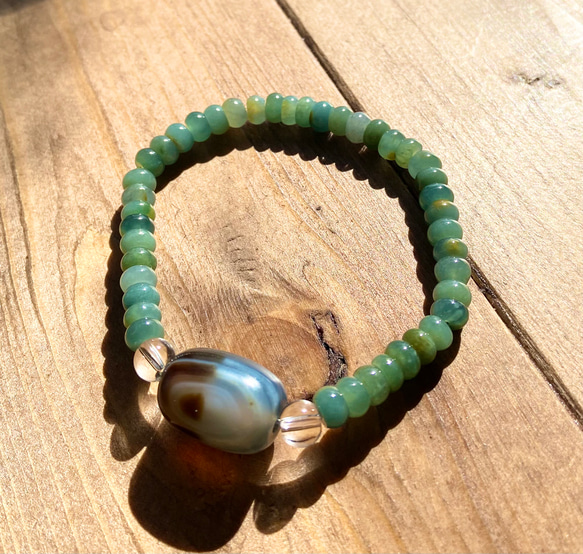 開光☆黒白天珠 ブレスレット dzi ＊ ΚΑйON ＊ 通販 12712327｜Creema