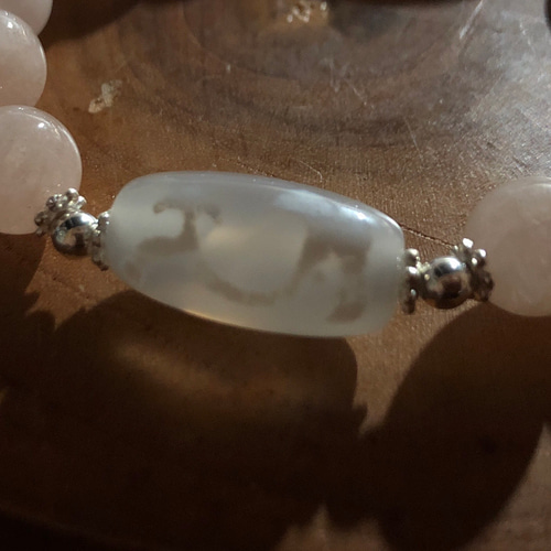 水蓮花天珠　デザインブレスレット 水蓮花天珠 デザインブレスレット 水蓮花天珠 ブレスレット | 天然石