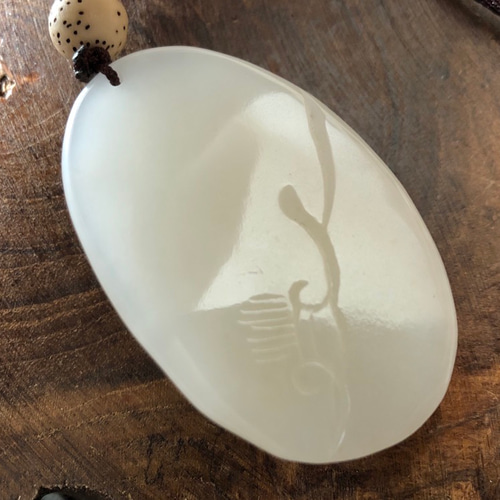 和田玉 鼠と古銭 ネックレス・ペンダント dzi ＊ ΚΑйON ＊ 通販  