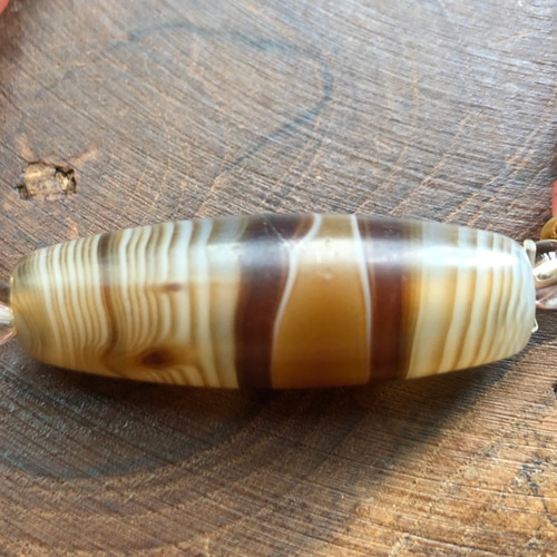 開光☆天然線天珠 ブレスレット dzi ＊ ΚΑйON ＊ 通販 7401131｜Creema