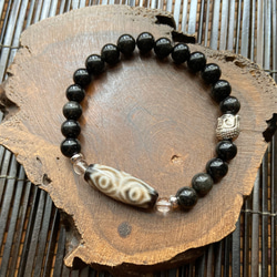 開光☆龍眼天珠 ブレスレット dzi ＊ ΚΑйON ＊ 通販 8137588｜Creema