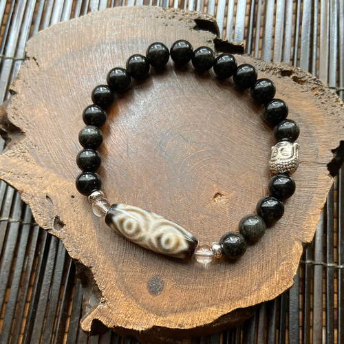 開光☆龍眼天珠 ブレスレット dzi ＊ ΚΑйON ＊ 通販 8137588｜Creema