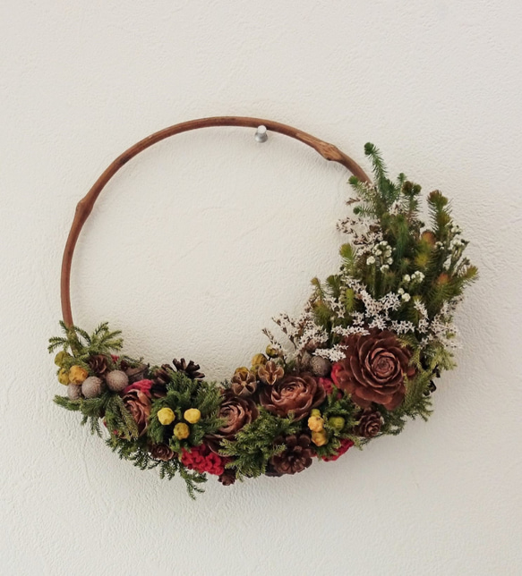 森からの贈り物　27㎝（初夏の花籠） 1枚目の画像