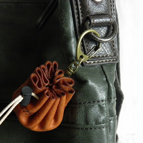 SOLDOUT！【新】手のひら巾着* コインケース☆バックチャーム