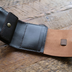 ちいさなベルトのお財布　minimum belt wallet　camel　納期2週間 4枚目の画像