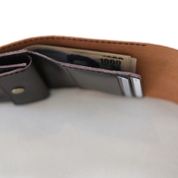 ちいさなベルトのお財布　minimum belt wallet　pink　 6枚目の画像