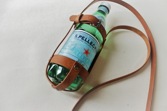 ボトルホルダー　イタリアンレザー　 6枚目の画像