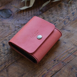 お札を折らない ちいさなお財布 minimum wallet pink 納期2週間 その他