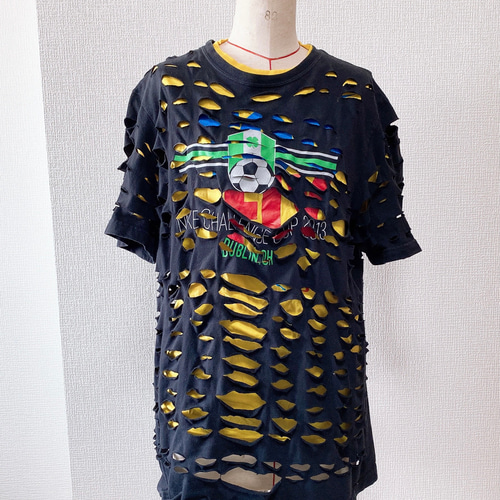 Y's ワイズ 穴あきTシャツ ダメージTシャツ 穴あきダメージtシャツ Tシャツ Concept store 通販 11520039