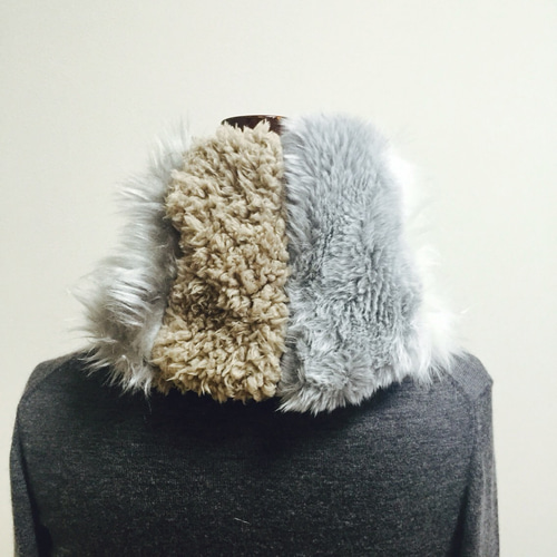 受注生産オオカミマフラー11月末より順次発送 マフラー Concept store