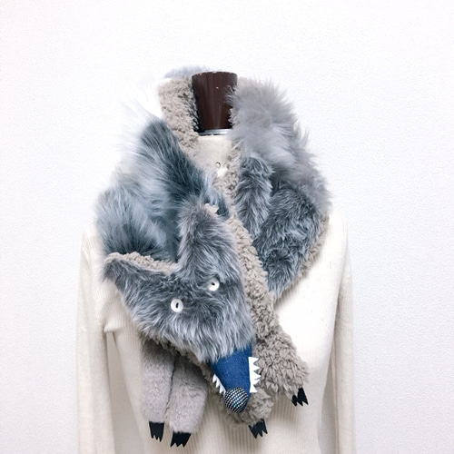 受注生産オオカミマフラー マフラー Concept store 通販 4590232