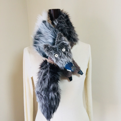 受注生産キッズ用オオカミマフラー マフラー Concept store 通販