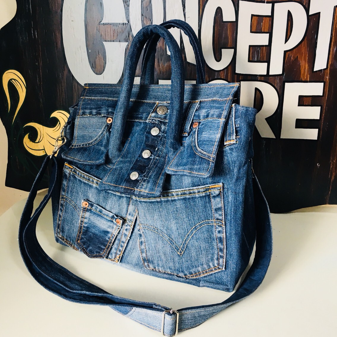 受注生産デニムバーキン トートバッグ Concept store 通販