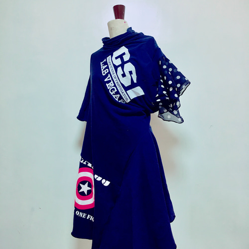 変形リメイクtシャツ ワンピース Concept store 通販｜Creema(クリーマ 