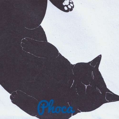 にゃんたまトートバッグ 黒猫 トートバッグ Phoca -フォカ- 通販