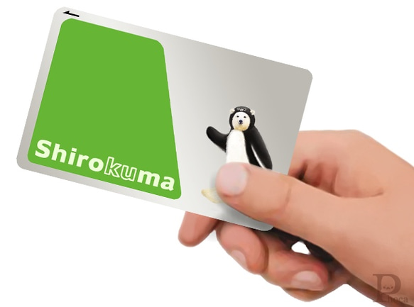 ICカードステッカー しろくま シール・ステッカー Phoca 通販