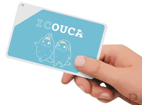 ICカードステッカー　ICOUCA 1枚目の画像