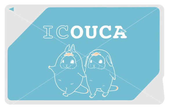 ICカードステッカー　ICOUCA 2枚目の画像