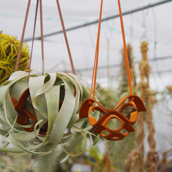 レザープランツハンガー Mサイズ 一輪挿し・花瓶・花器 airplants