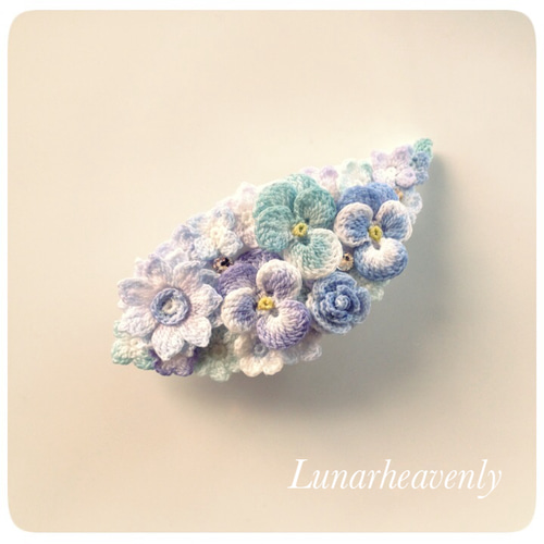 ポッタリーバーン 名入れ バレリーナ S お花のバレッタ レース編み バレッタ Lunarheavenly 通販 383441