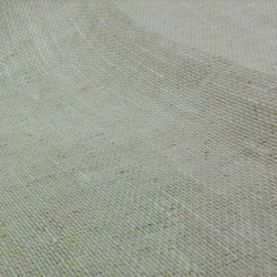 【ヒロ様サイズオーダー品】先染めリネンガーゼのカフェカーテン　日本で織った麻の生地　65cm×100cm　生成色 2枚目の画像