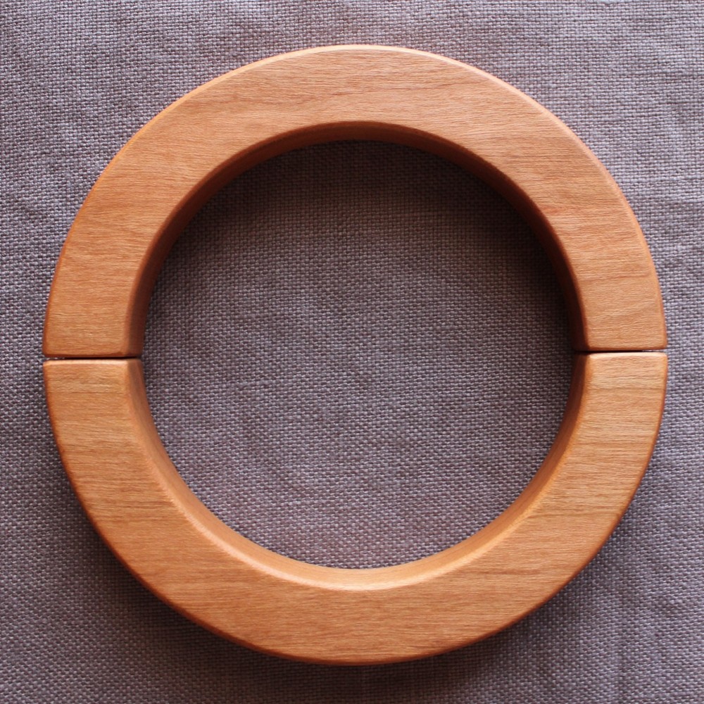 【再販】【数量限定】ウッドリングタッセル　天然木を使用したマグネットタイプ(チェリー)