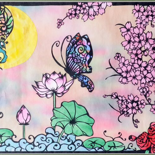 愛妻雛 組子と切り絵のコラボ 参考作品 非売品 | iichi 日々の