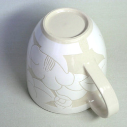 白椿のマグカップ 3枚目の画像