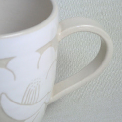 白色山茶花的杯 第4張的照片