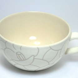 白椿のスープカップ 3枚目の画像