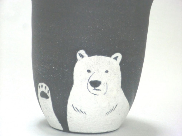 シロクマのフリーカップ 2枚目の画像