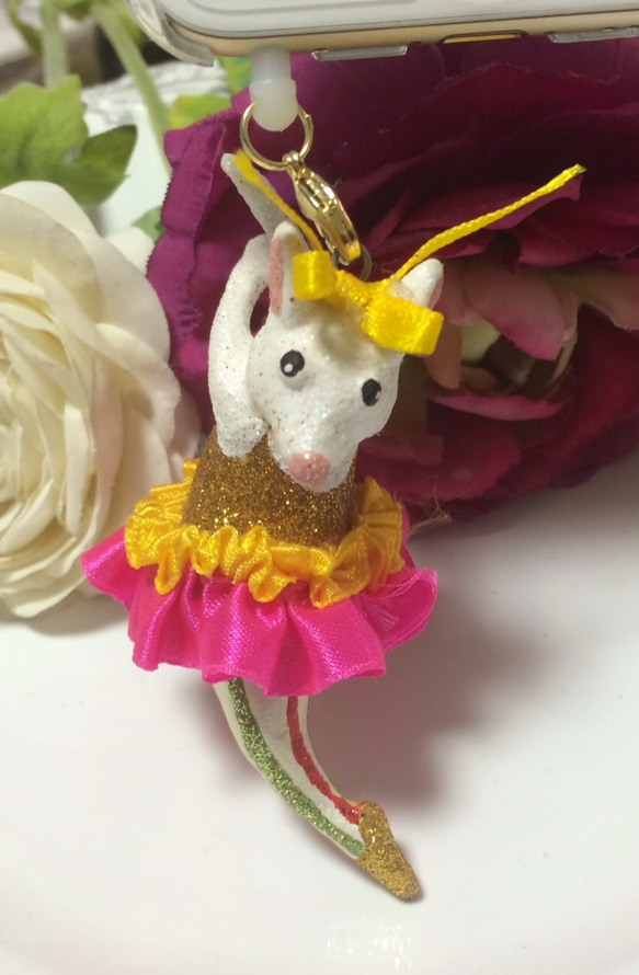 Ballerine  de la souris♡ねずみのバレリーナ イヤホンジャック 2枚目の画像