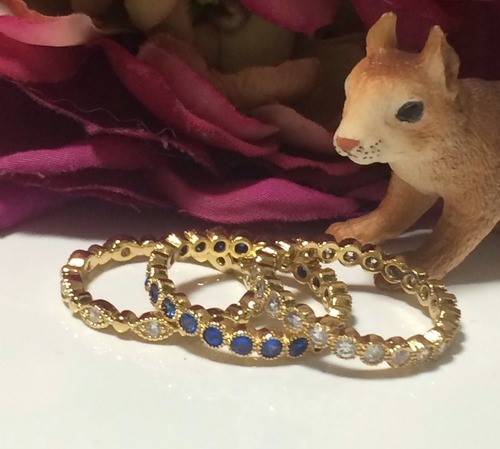 ｃｚサファイア○フルエタニティリング