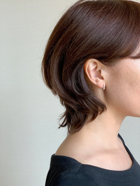 【SV925+K10】Citrus: Pierced Earrings 第3張的照片