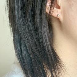 【Pt900】Reflect：Pierced Earrings（One Ear） 第4張的照片