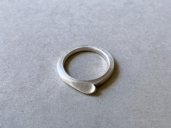 SV925】さじ : Ring （Large/右向き） 指輪・リング