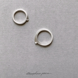 【SV925】さじ : Ring （Large/右向き） 4枚目の画像