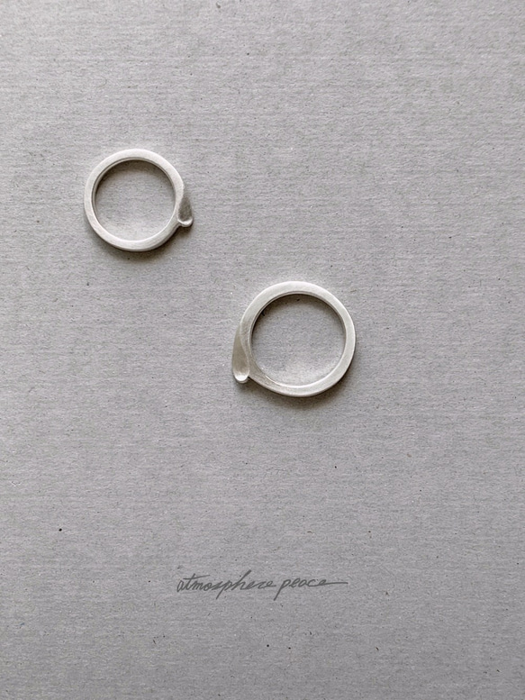 【SV925】さじ : Ring （Large/右向き） 4枚目の画像