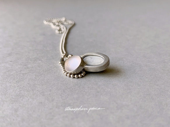 【SV925/Rose Quartz】Bath room :  Necklace 第2張的照片