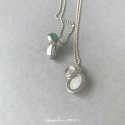 【SV925/Aventurine】Bath room :  Necklace 第6張的照片