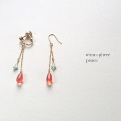 Tomato（earrings(clip-on or pierced )） 第1張的照片