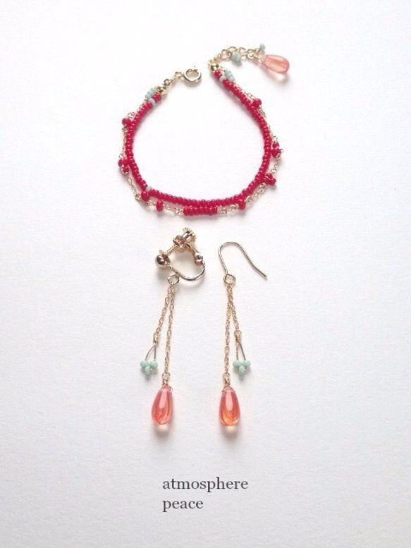 Tomato（earrings(clip-on or pierced )） 第3張的照片