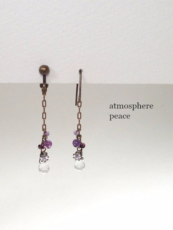 Viola（earrings(clip-on or pierced )） 第2張的照片