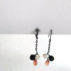 BLACKPOLKA（earrings(clip-on or pierced )） 第2張的照片