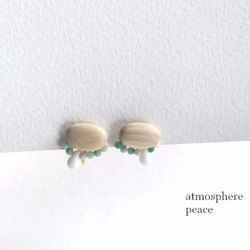 Allium Porrum（earrings(clip-on or pierced )） 第1張的照片