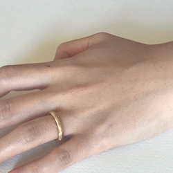 【Brass】One: Ring (Medium 3mm) 第2張的照片